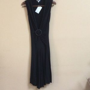 Sharagano black dress NWT